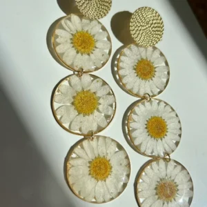 Pendientes Margarita triple